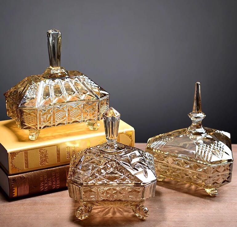 Glass Jars Table Decoration Cookie Jars Furniture Home Decor