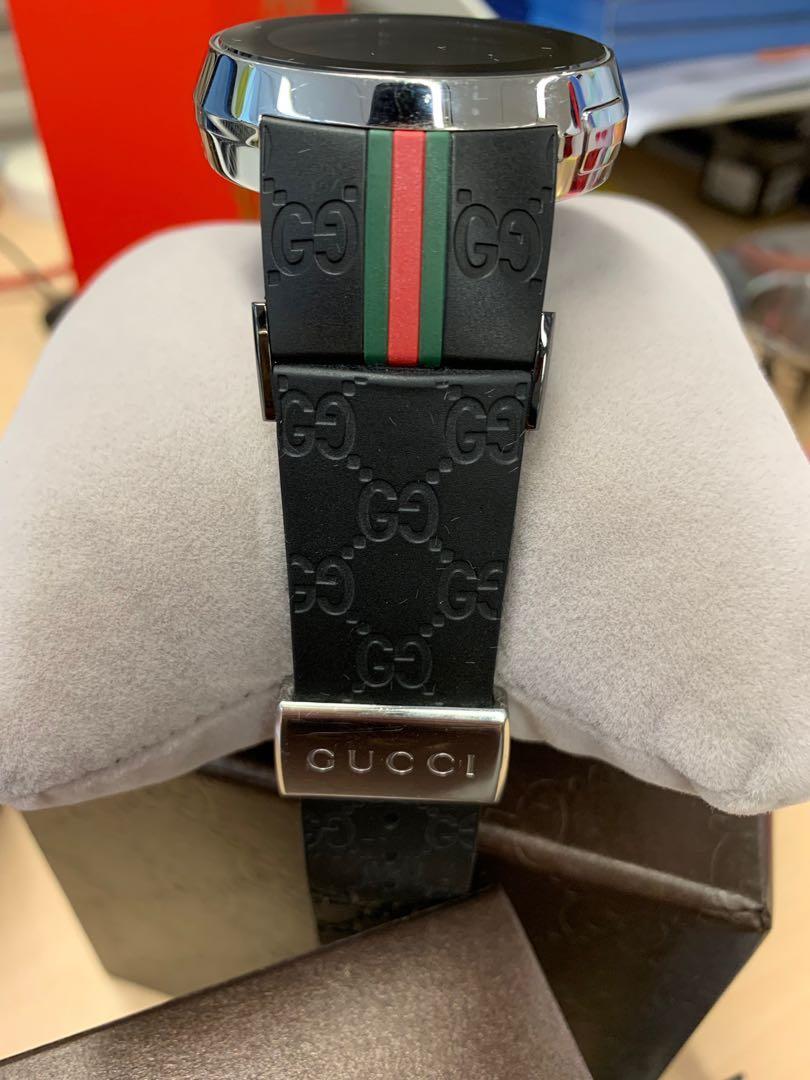 Mens gucci watch rubber strap online