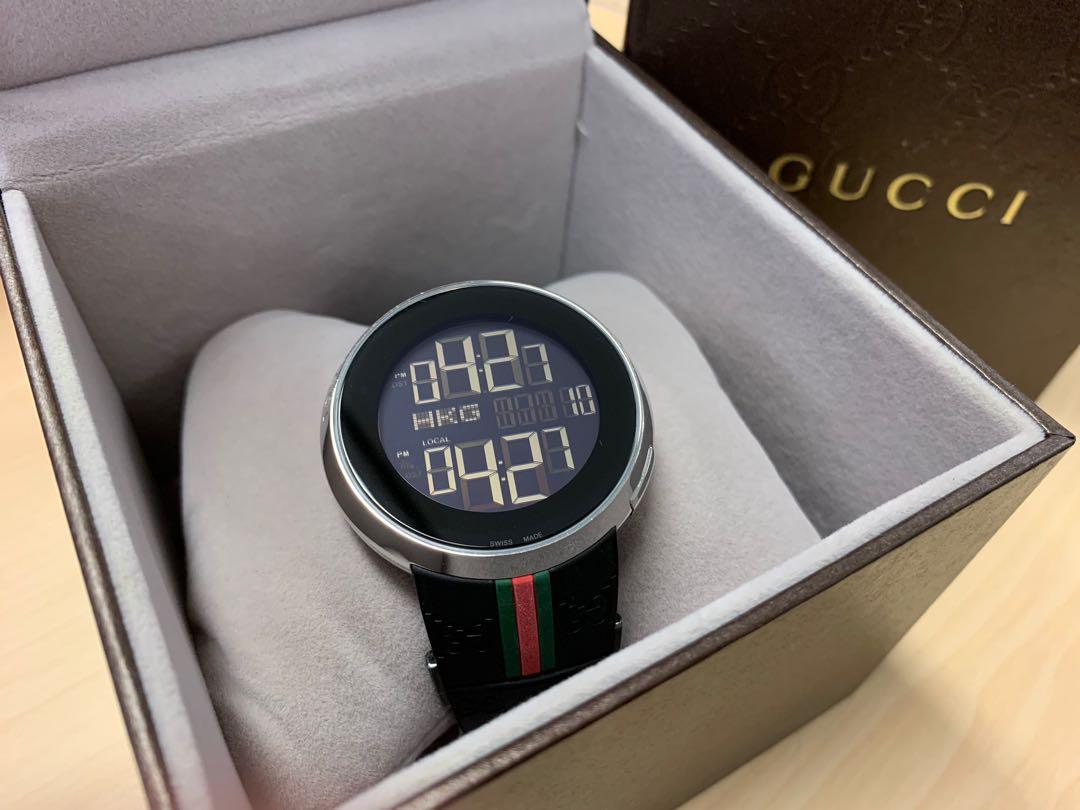 Mens gucci hotsell digital watch