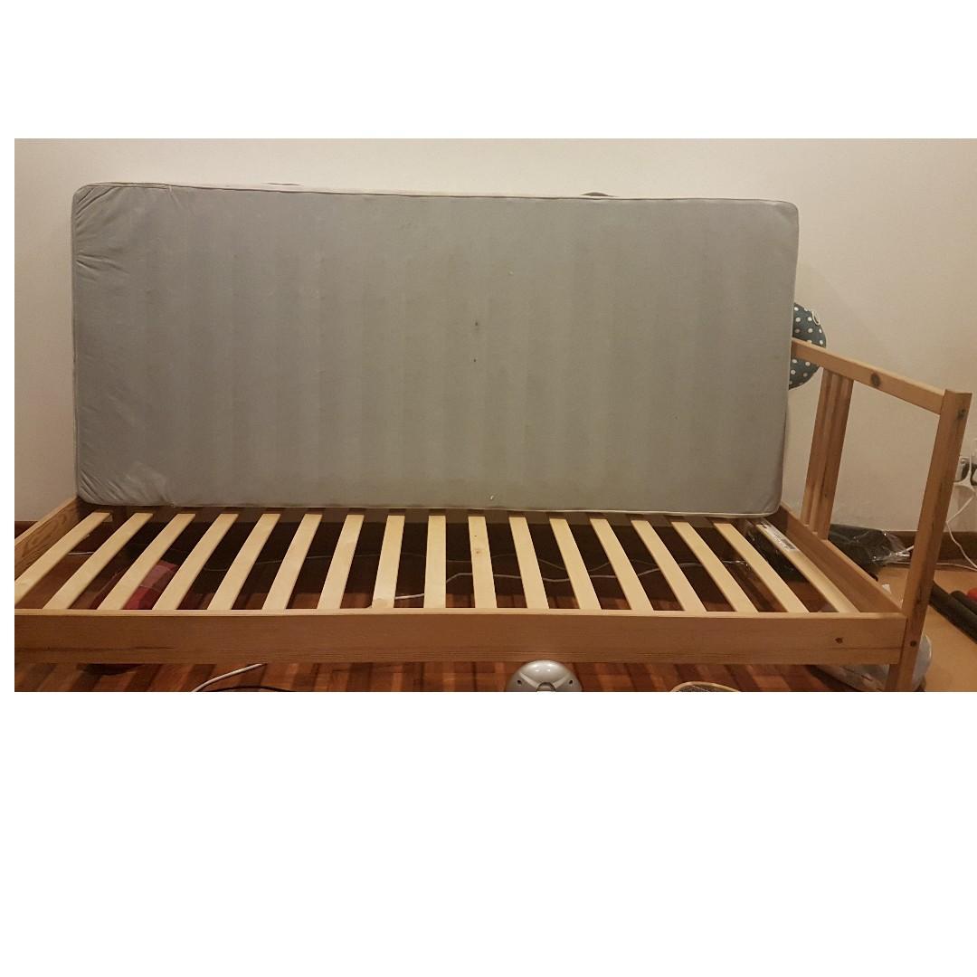 IKEA single bed, Furniture & Home Living, Furniture, Bed Frames