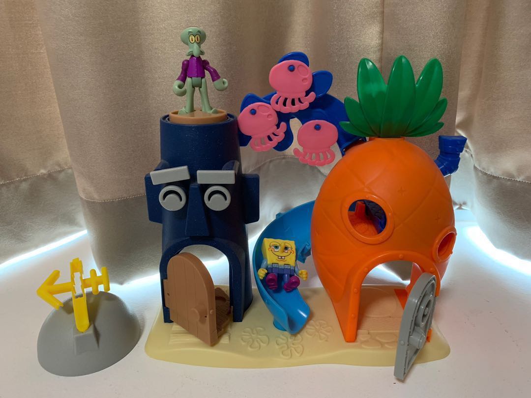 Imaginext Spongebob Bikini Bottom Playset Toys Games Bricks Figurines On Carousell