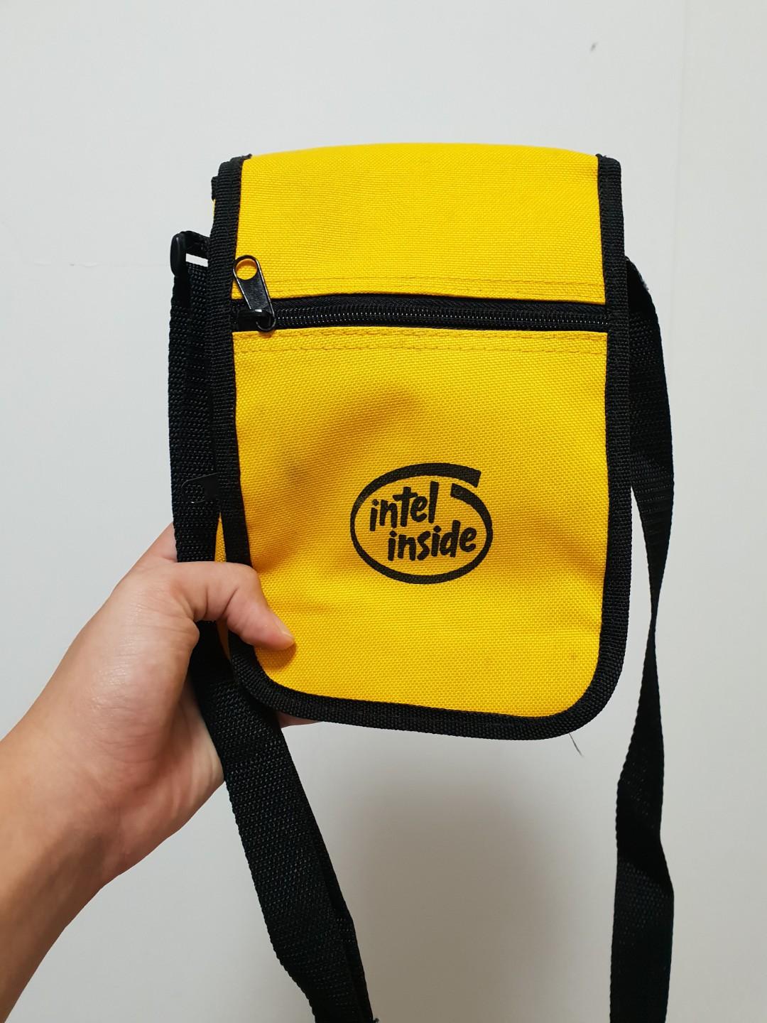 INTEL INSIDE sling bag for sale, Men's Fashion, Bags, Sling Bags on