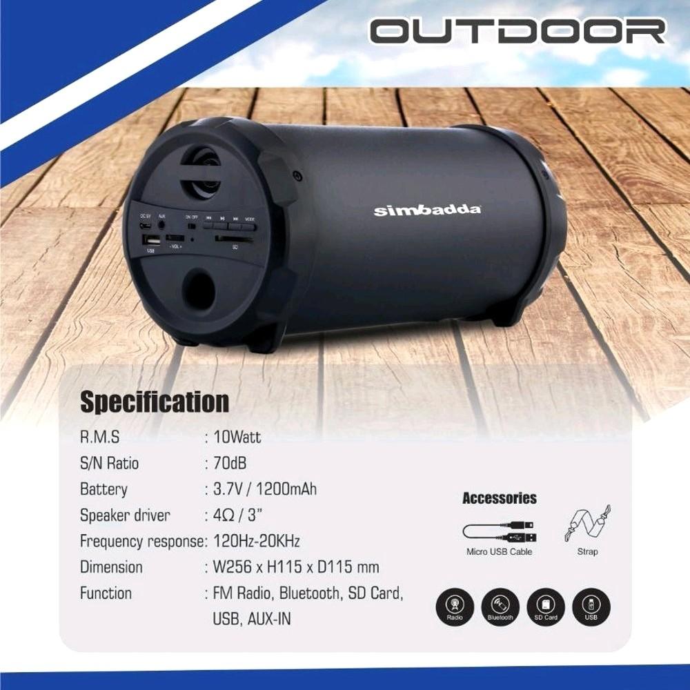 Speaker bluetooth simbadda cst 800n deals