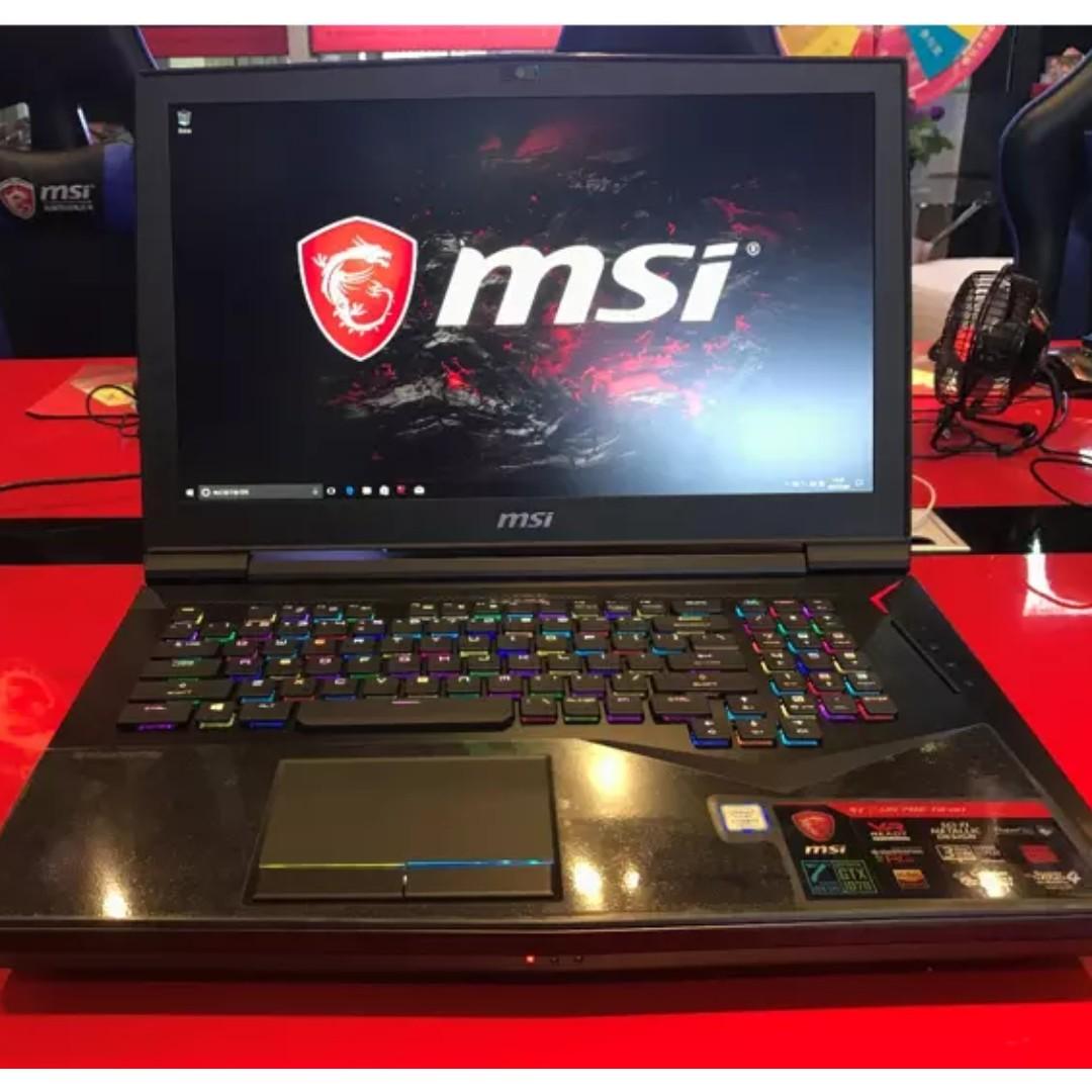 Just Release Msi Gt75vr Titan Pro 4k 17 3 4k Uhd Ips Level Gaming Laptop Gtx 1080 8gb Gddr5x Kabylake Core I7 7820hk Unlocked Electronics Computers Laptops On Carousell