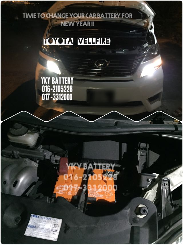 Kereta Bateri Toyota Vellfire Niko Mf Ns70l Auto Accessories On Carousell