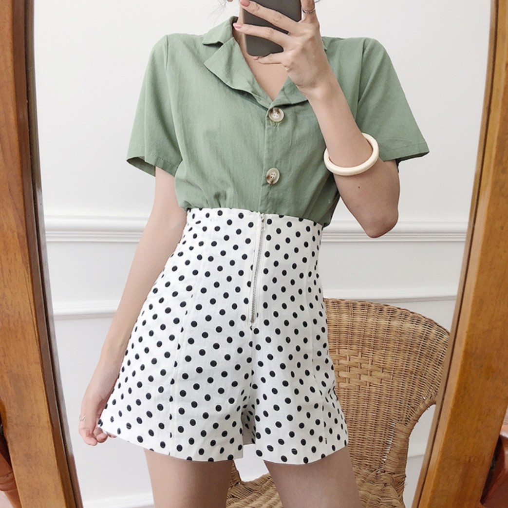 Korean collar blouse clearance
