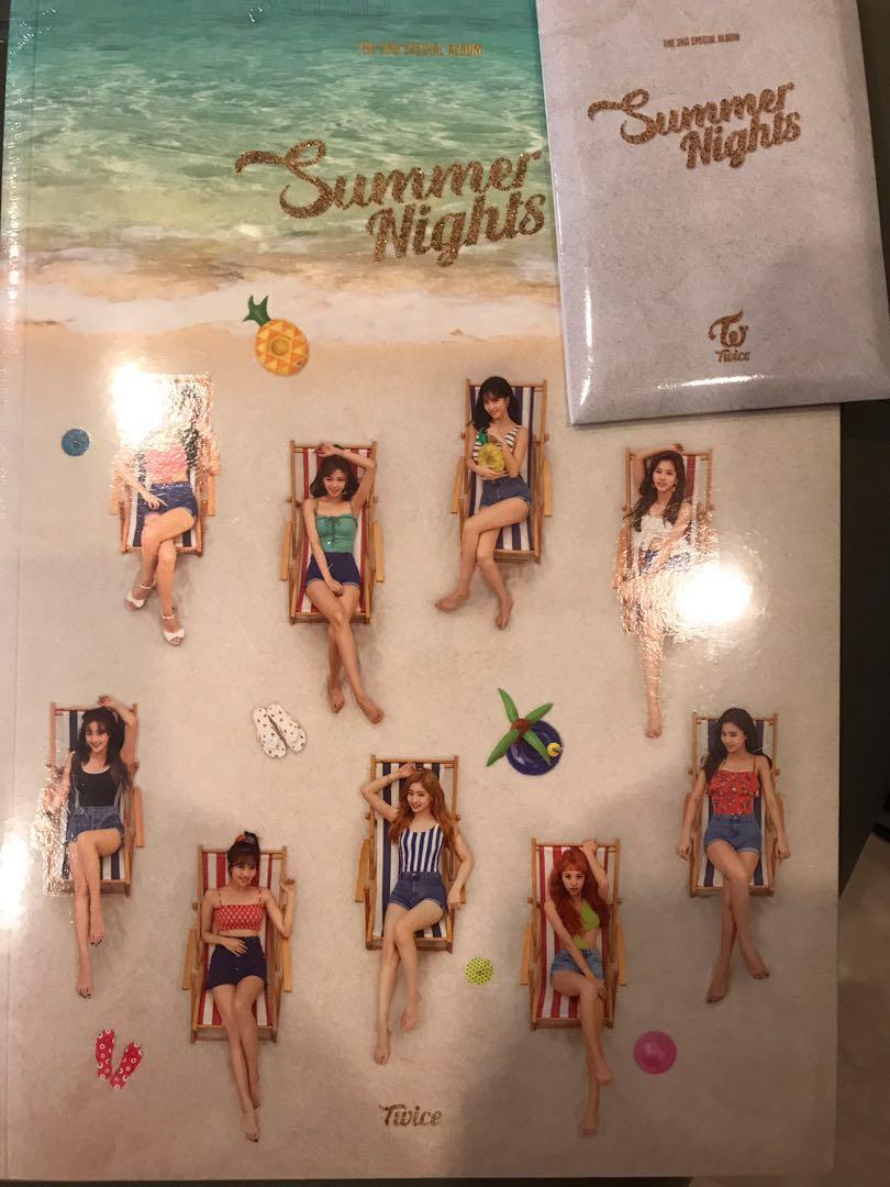 K Pop Twice Summer Night Album Version B Hobbies Toys Memorabilia Collectibles K Wave On Carousell