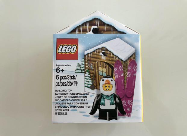 lego penguin girl snow hut