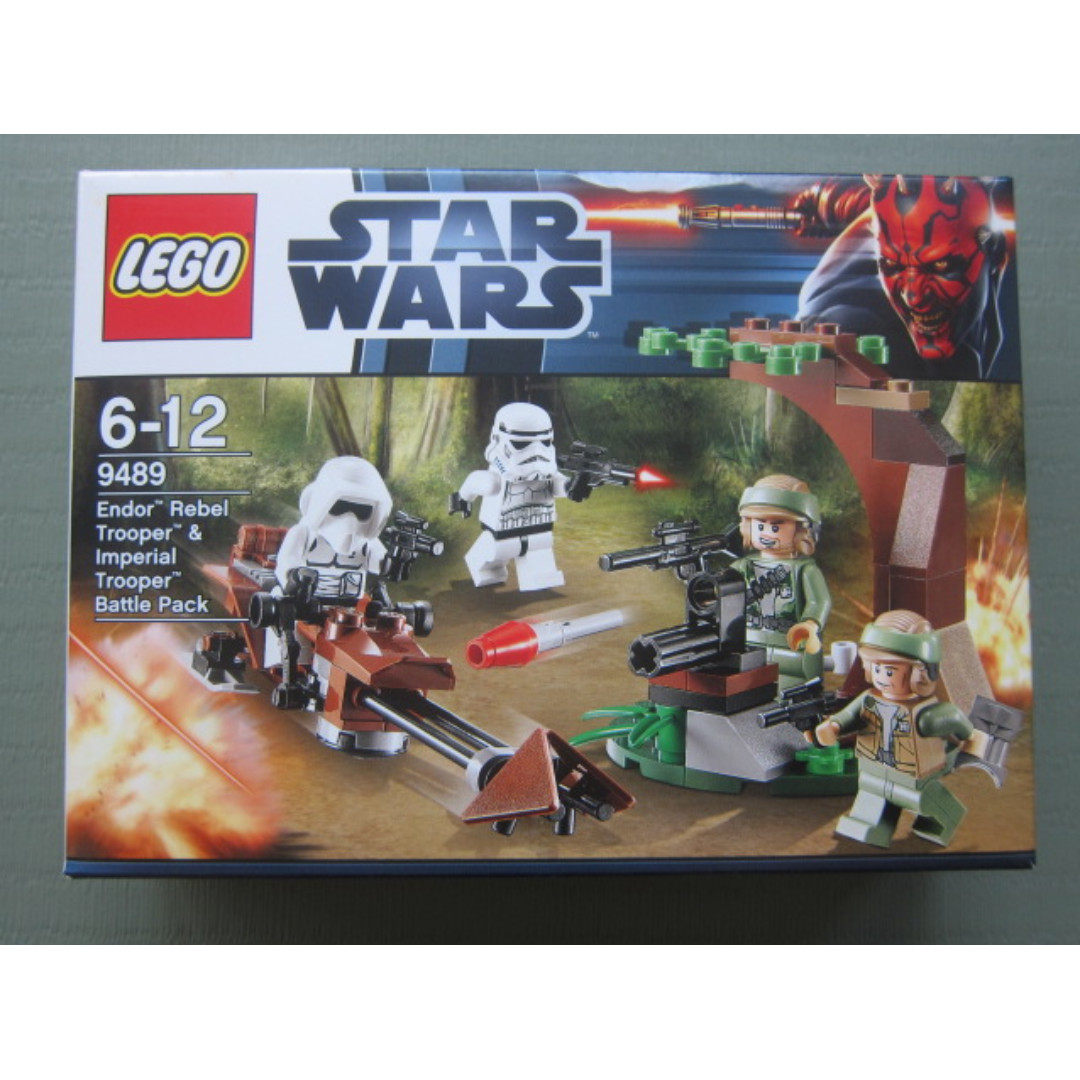 Lego 9489 Star Wars Endor Rebel Trooper Imperial Trooper Battle Pack Hobbies Toys Toys Games on Carousell