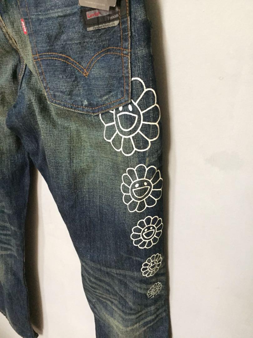 2008 Levis Fenom x Murakami x Fragment denim Collab, Men's Fashion,  Bottoms, Jeans on Carousell