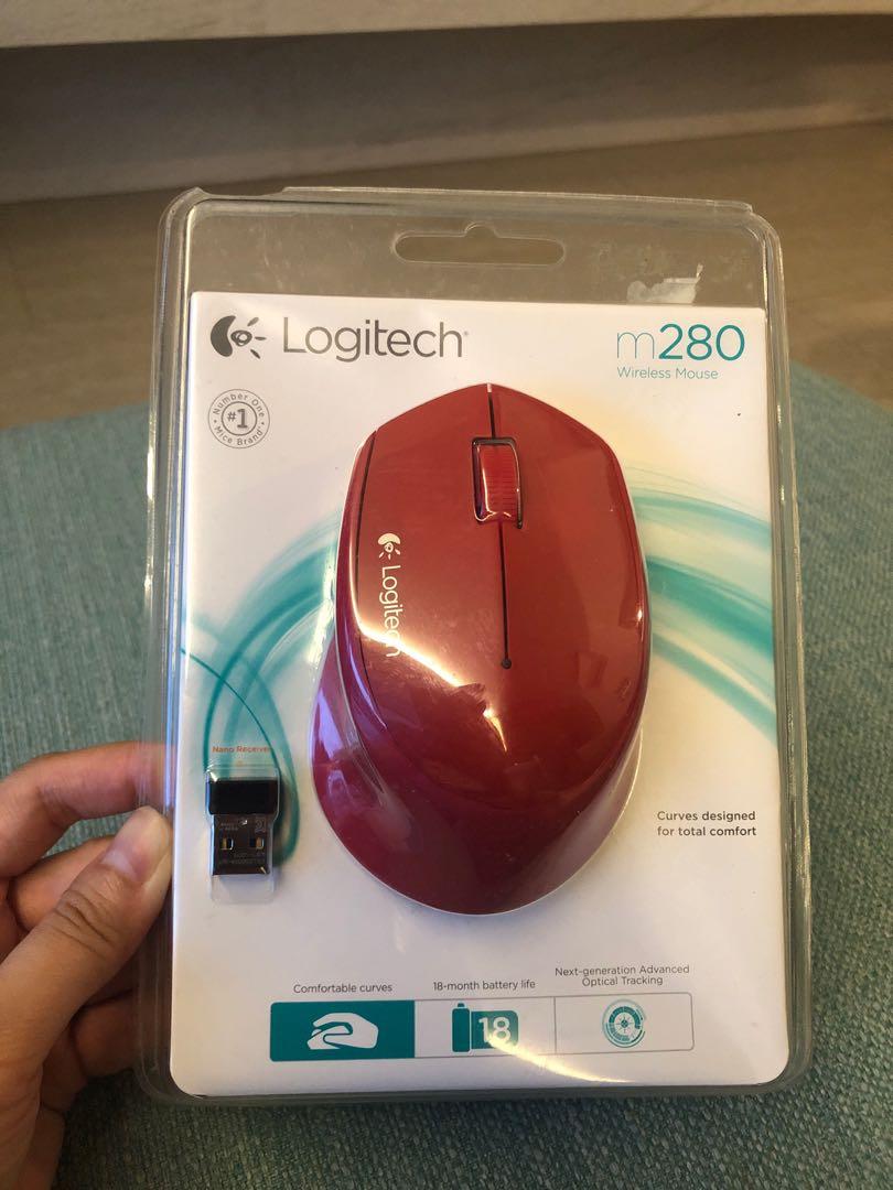 Logitech Wireless Mouse (Category: Mouse & Mousepads) located in Singapore. Submitted by trespasser (Listing ID 207033970, Image 1). Description: Ergonomically designed with curves and soft rubber grips cradle provides support of the hand Brand new in box.