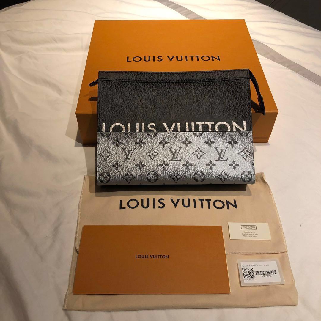 M63039 Louis Vuitton 2018 Men Pochette Voyage MM-Monogram Other Canvas