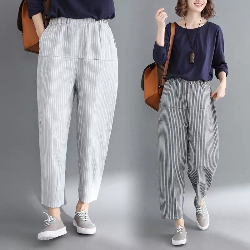 cotton casual pants for ladies