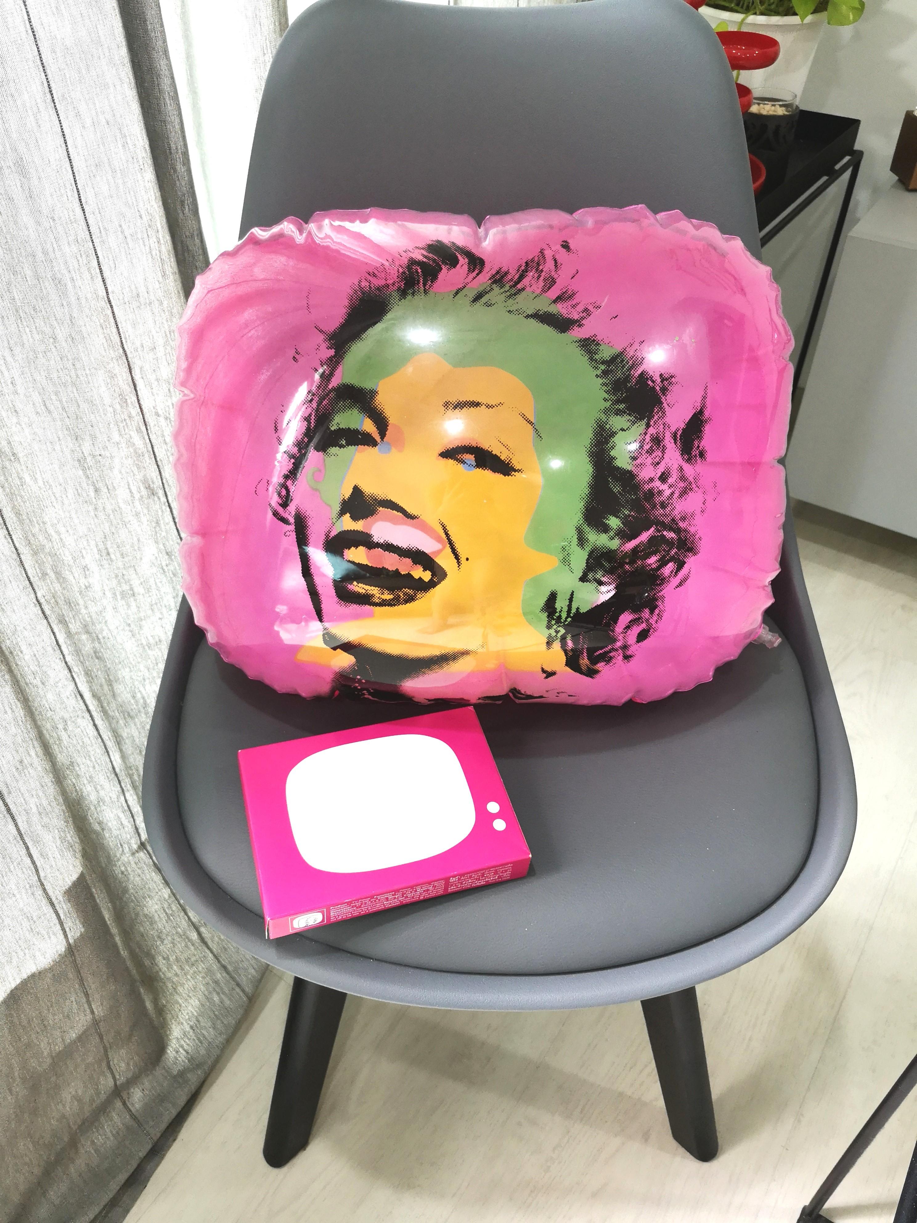 Marilyn Monroe Pink Pop Art Pvc Cushion Home Decor Furniture
