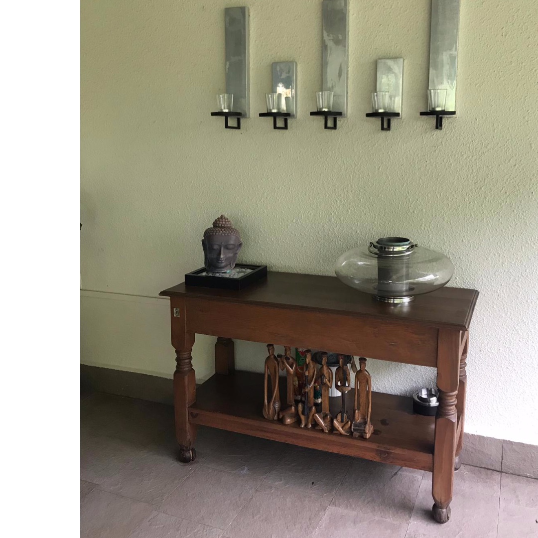 Mexican Wood Console Table, Furniture & Home Living, Furniture, Tables