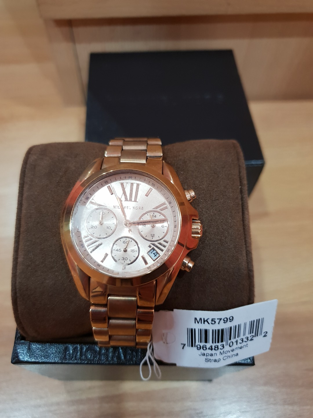 michael kors rose gold watch strap
