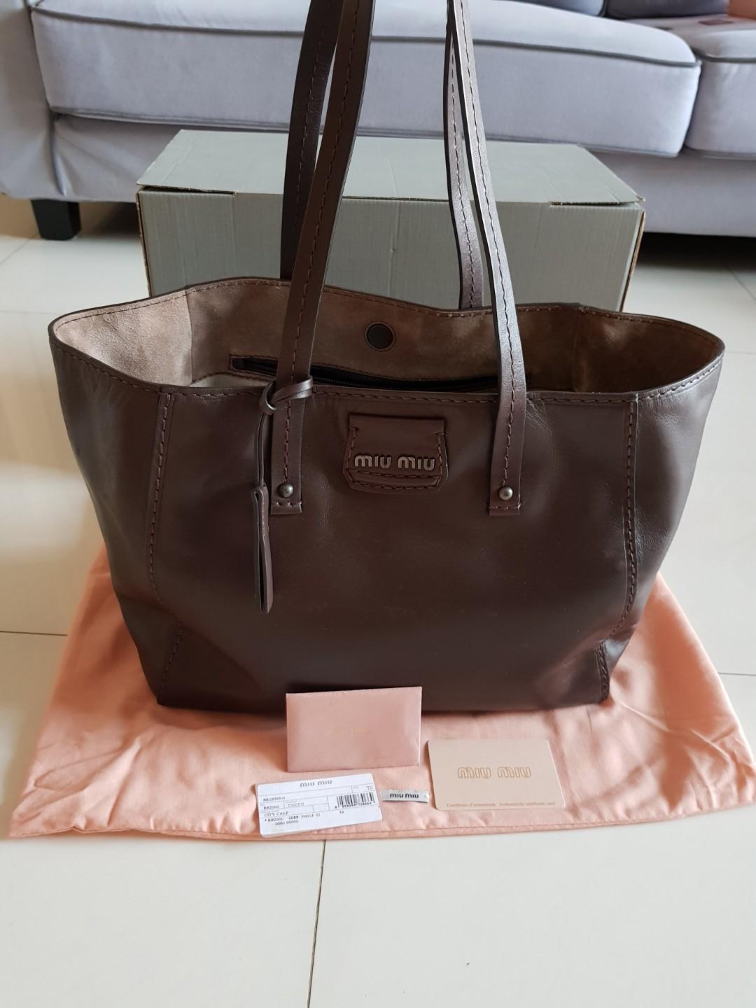 miu miu tote bag