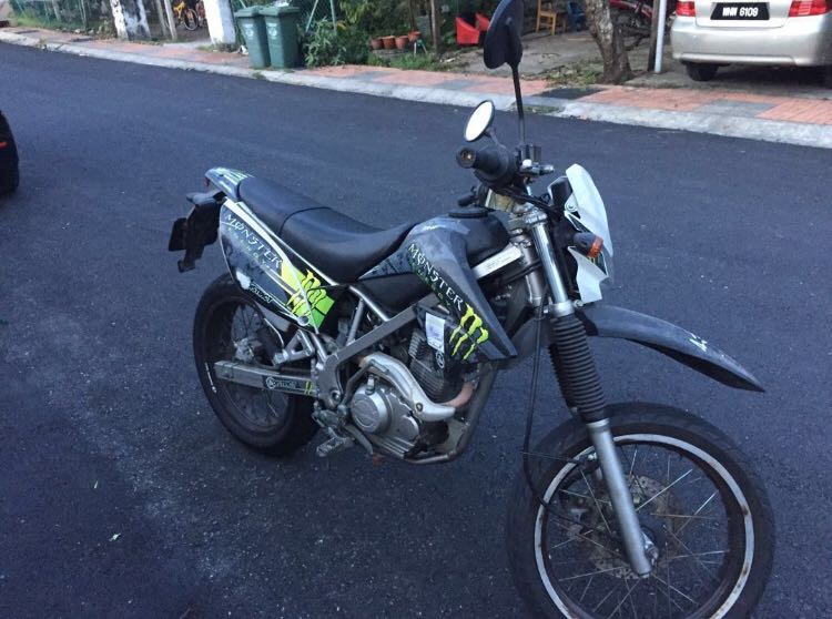 Motor outlet scrambler kawasaki