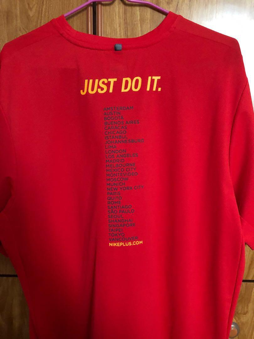 cuatro veces aborto Inscribirse Nike human race 2008 t shirt, Men's Fashion, Activewear on Carousell