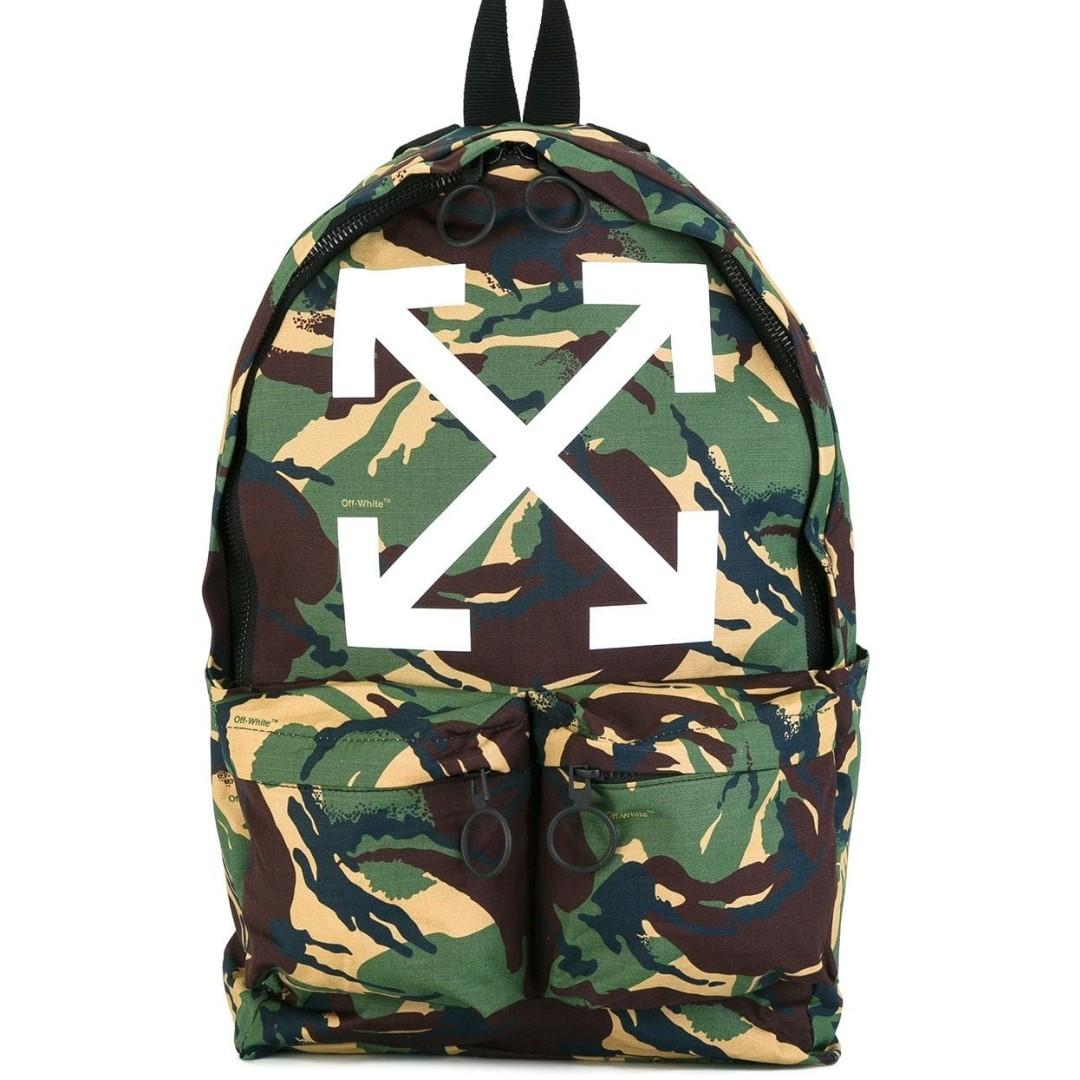 Camo off online white backpack