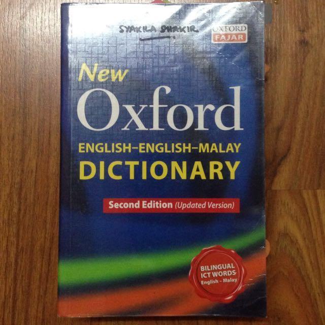 Oxford Dictionary English English Malay Books Stationery Books On Carousell