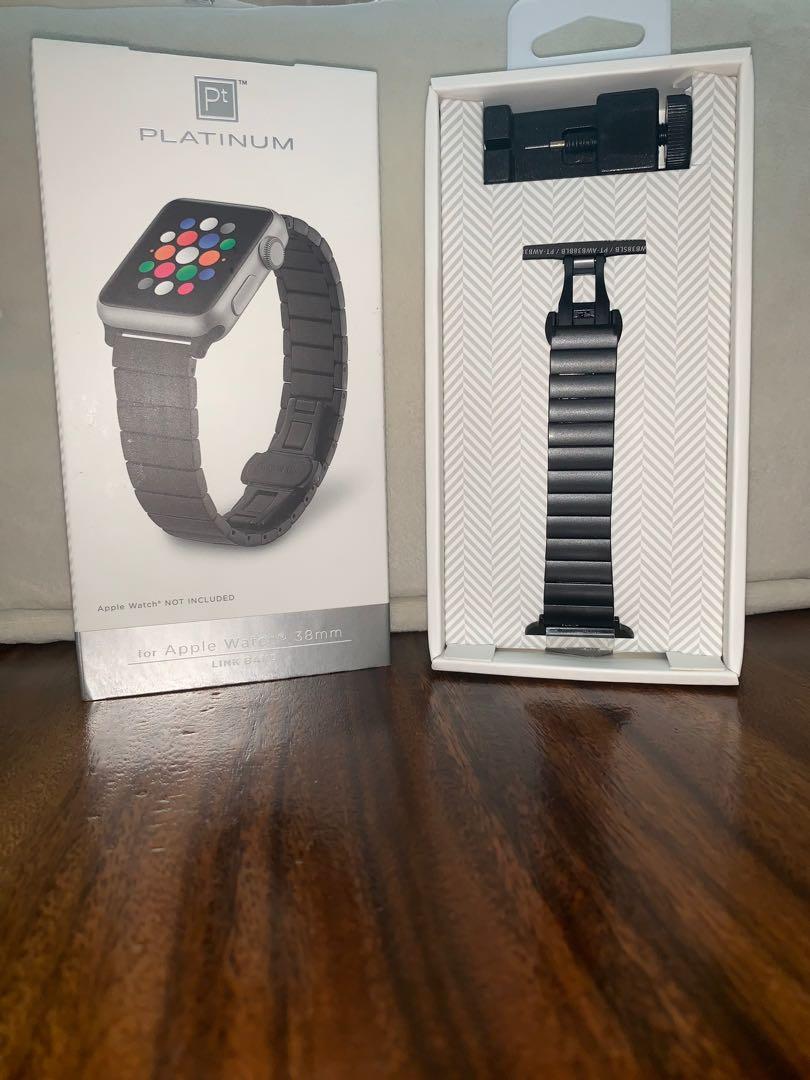 platinum apple watch band 38mm