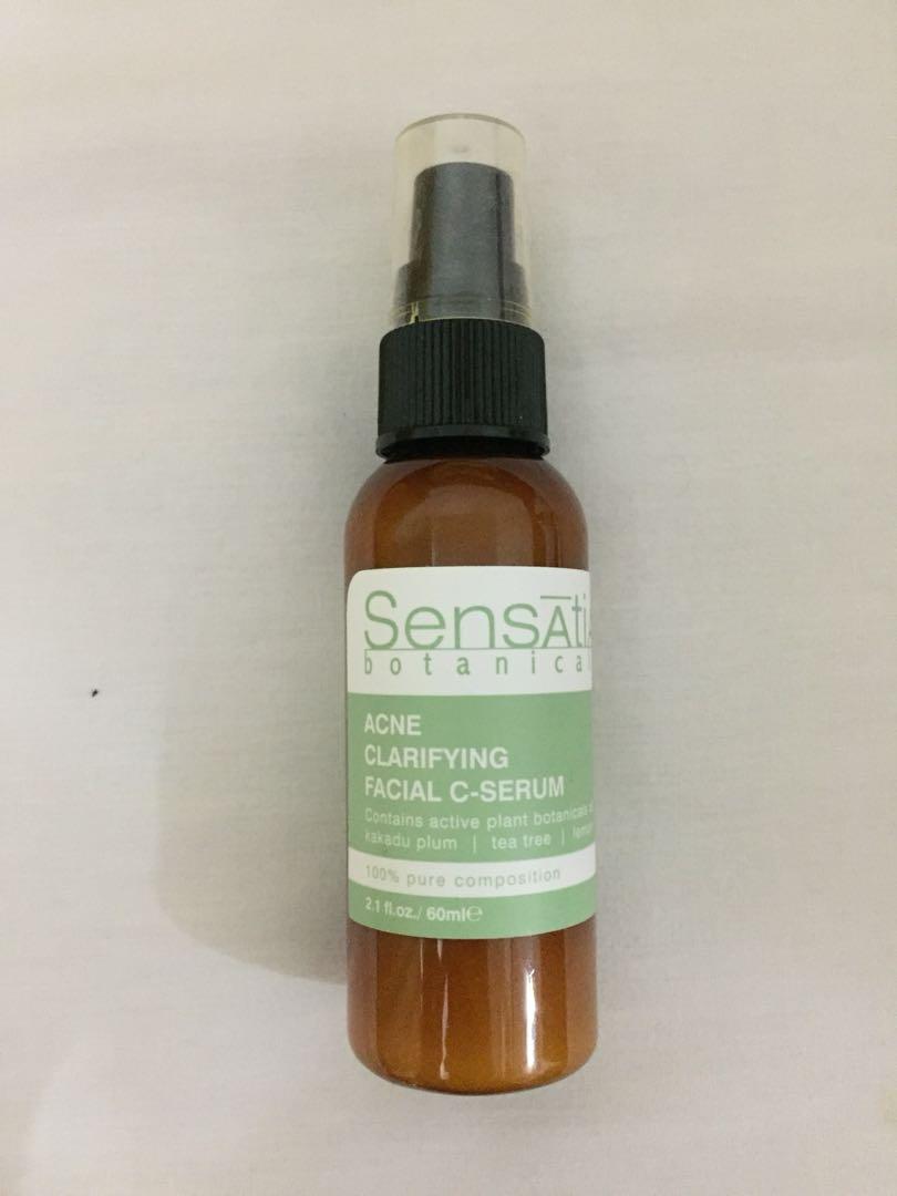 sensatia botanicals acne clarifying facial toner harga
