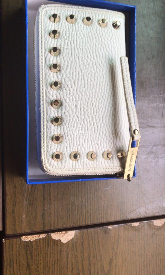 Pristine authentic versace wallet, Luxury, Bags & Wallets on Carousell