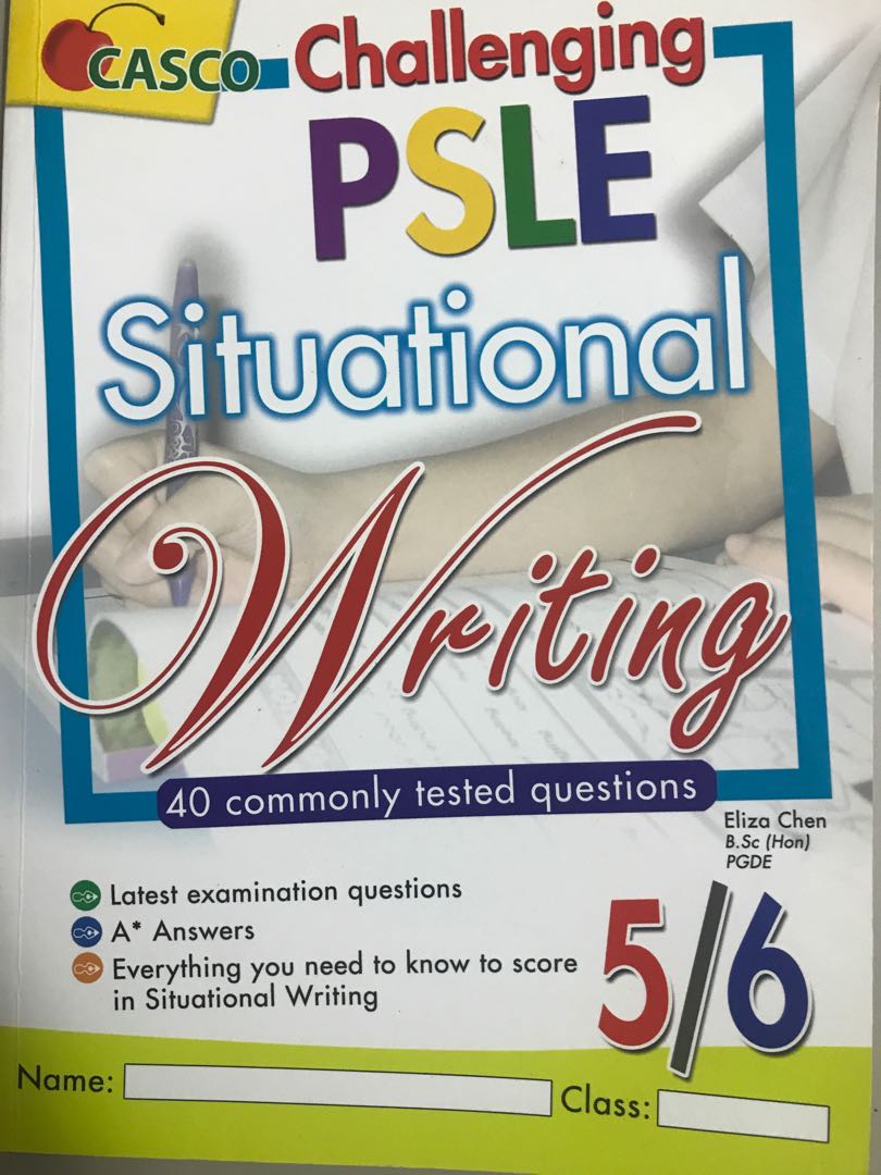 Psle English Situational Writing Hobbies Toys Books Magazines Psle English Situational Writing Hobbies Toys Books Magazines