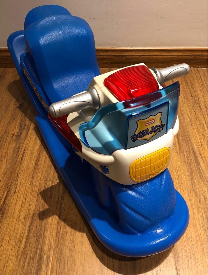 Rare Little Tikes Police Rocker Rocking Horse Free Delivery