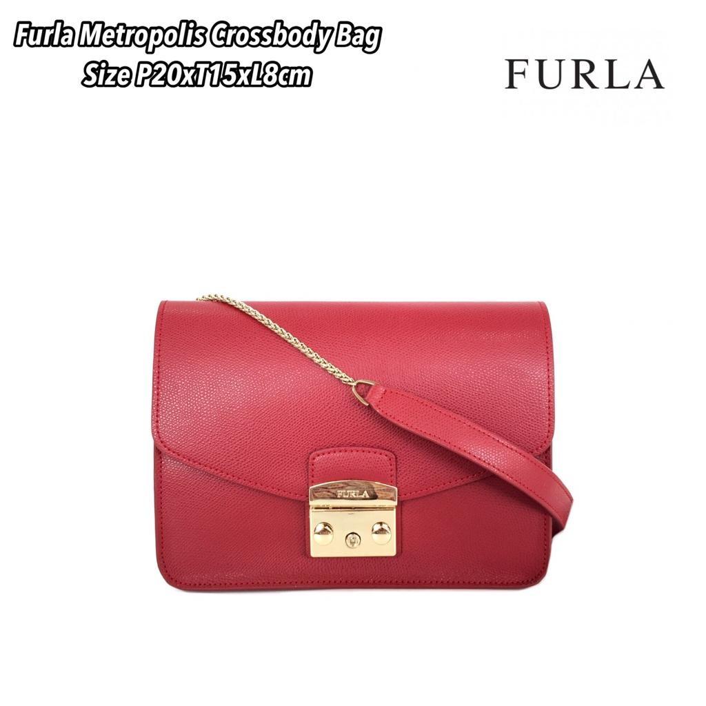 READY Name Furla Metropolis Crossbody Bag Size P20xT15xL8cm Harga 2.500.000 Berat 0 90kg Kualitas SISA PRODUKSI PABRIK