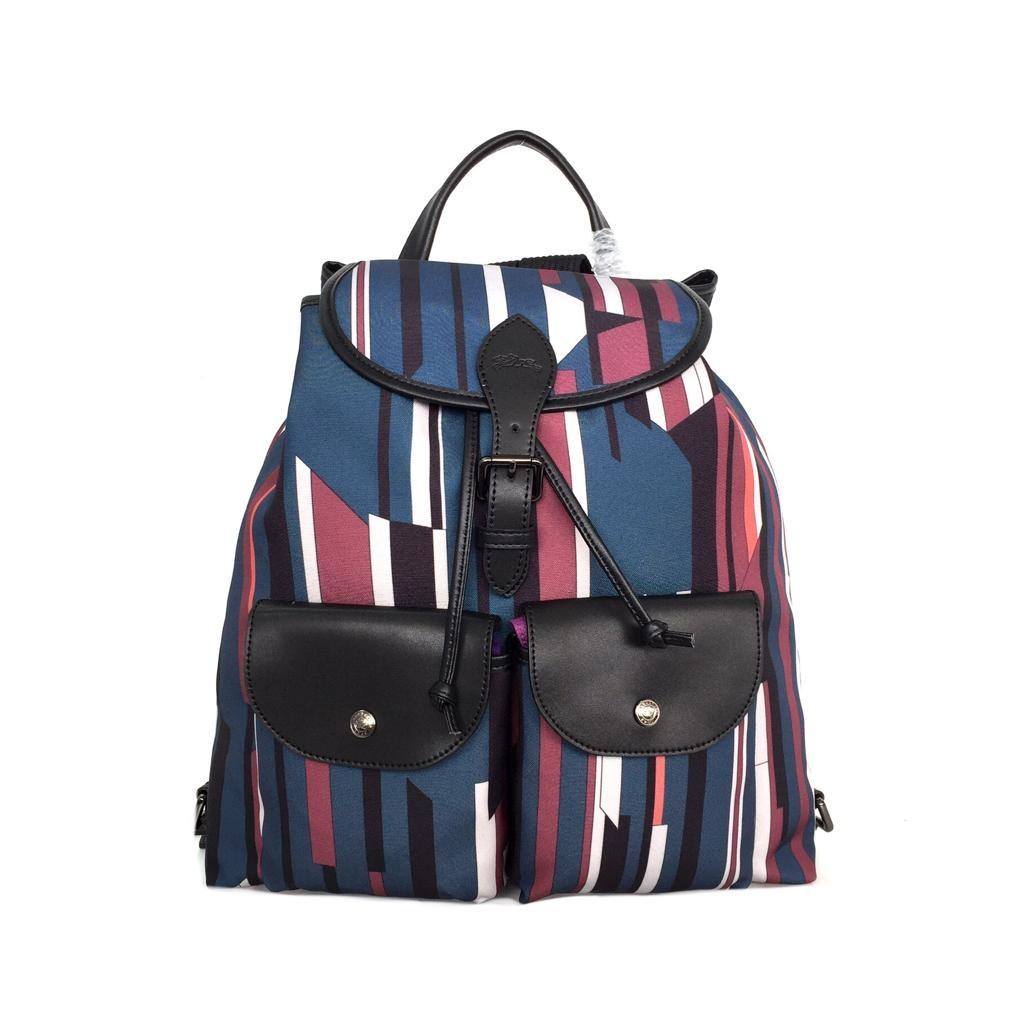 Longchamp Prismatic Toile Backpack Size