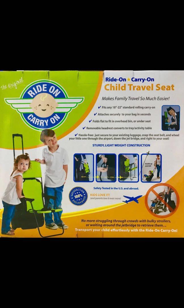 Ride on Carry on Child Travel Seat, Babies & Kids, Going Out, Car Seats