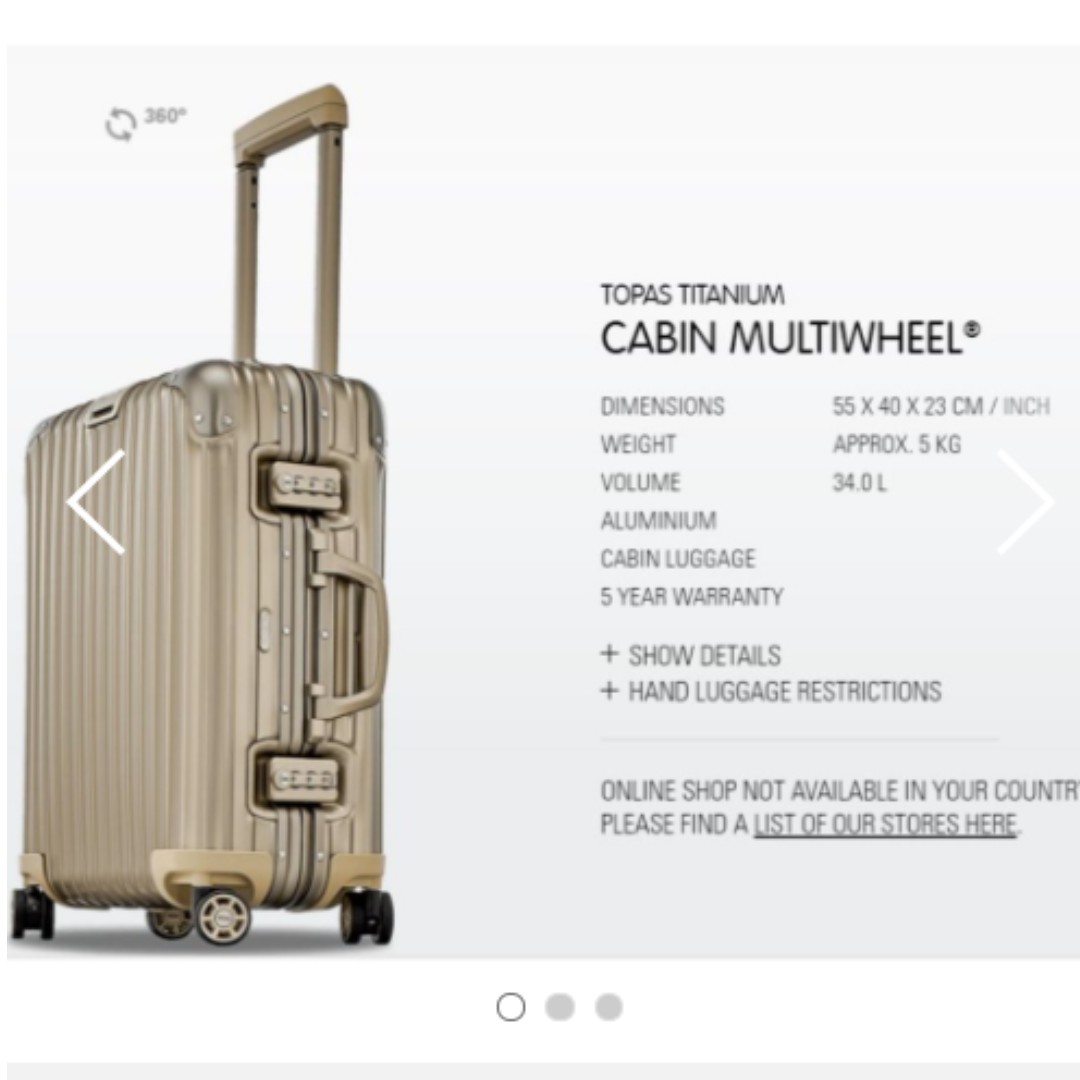 Rimowa – tagged Topas Titanium – Luggage24.eu