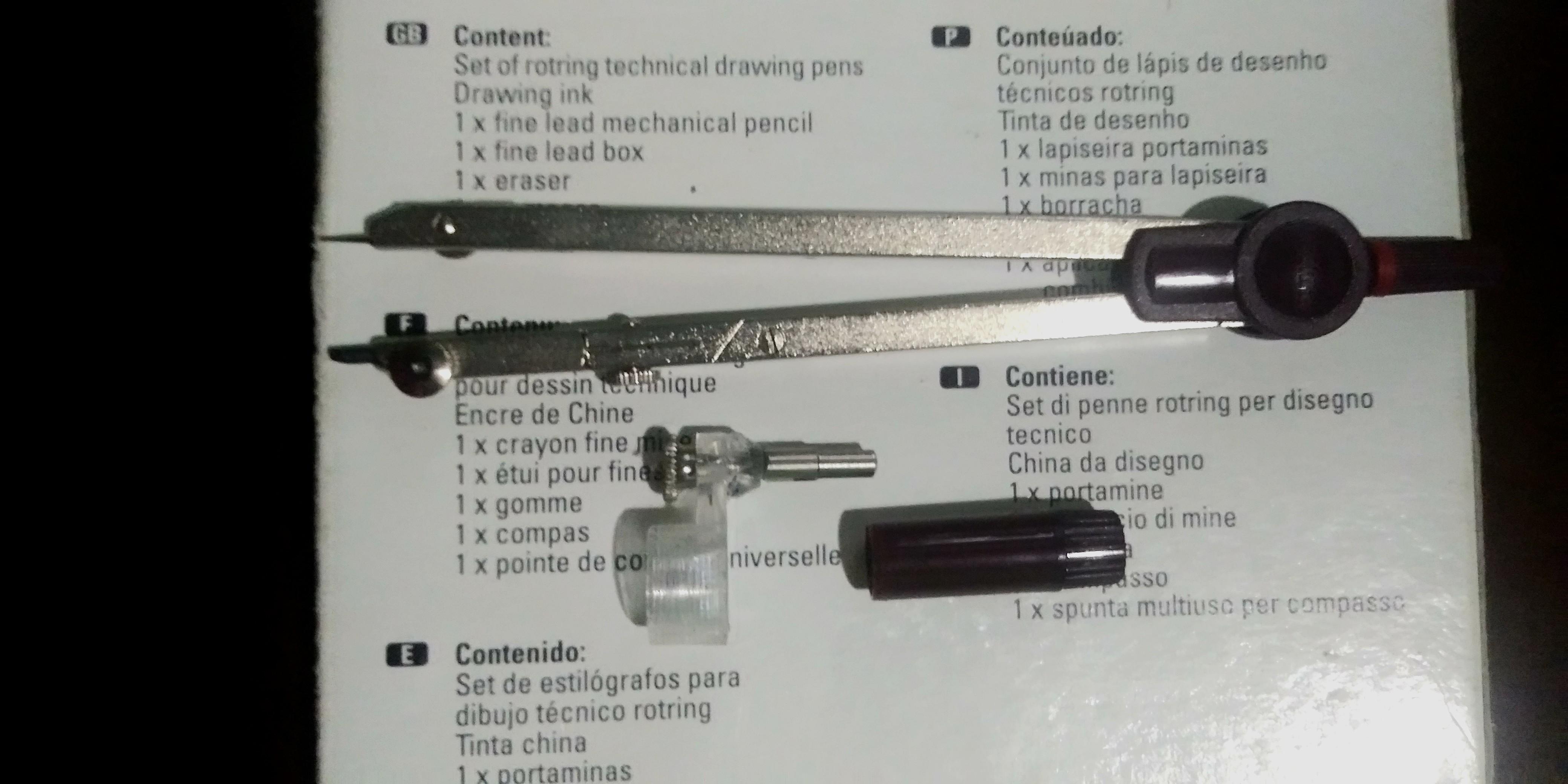 Rotring Universal Compass, Hobbies & Toys, Stationary & Craft, Craft ...