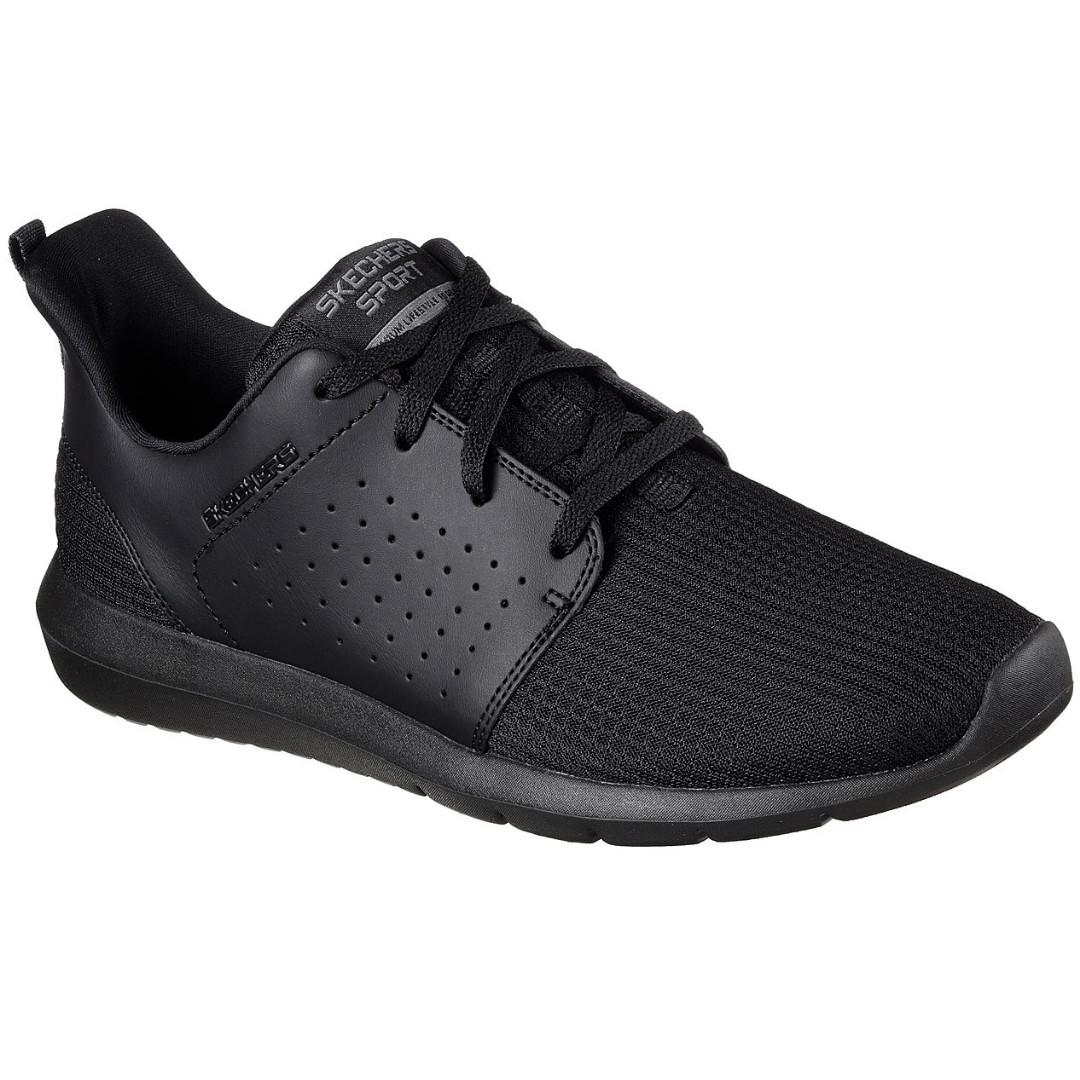 Skechers Men s ForeFlex Black Shoes US 10 EUR 43 Luxury Sneakers Footwear on Carousell