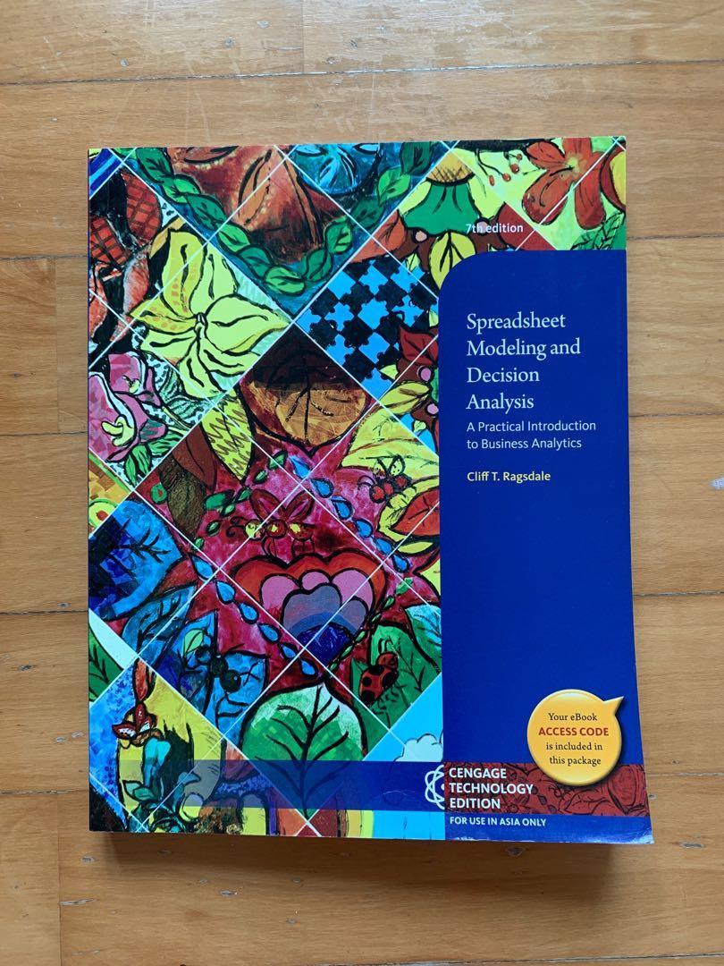 Spreadsheet Modeling And Decision Analysis Books Stationery