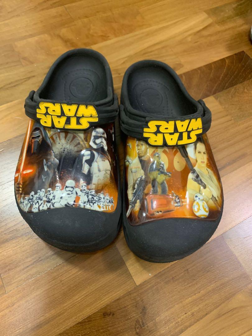Star Wars Crocs Size J2 Babies Kids Babies Kids Fashion on