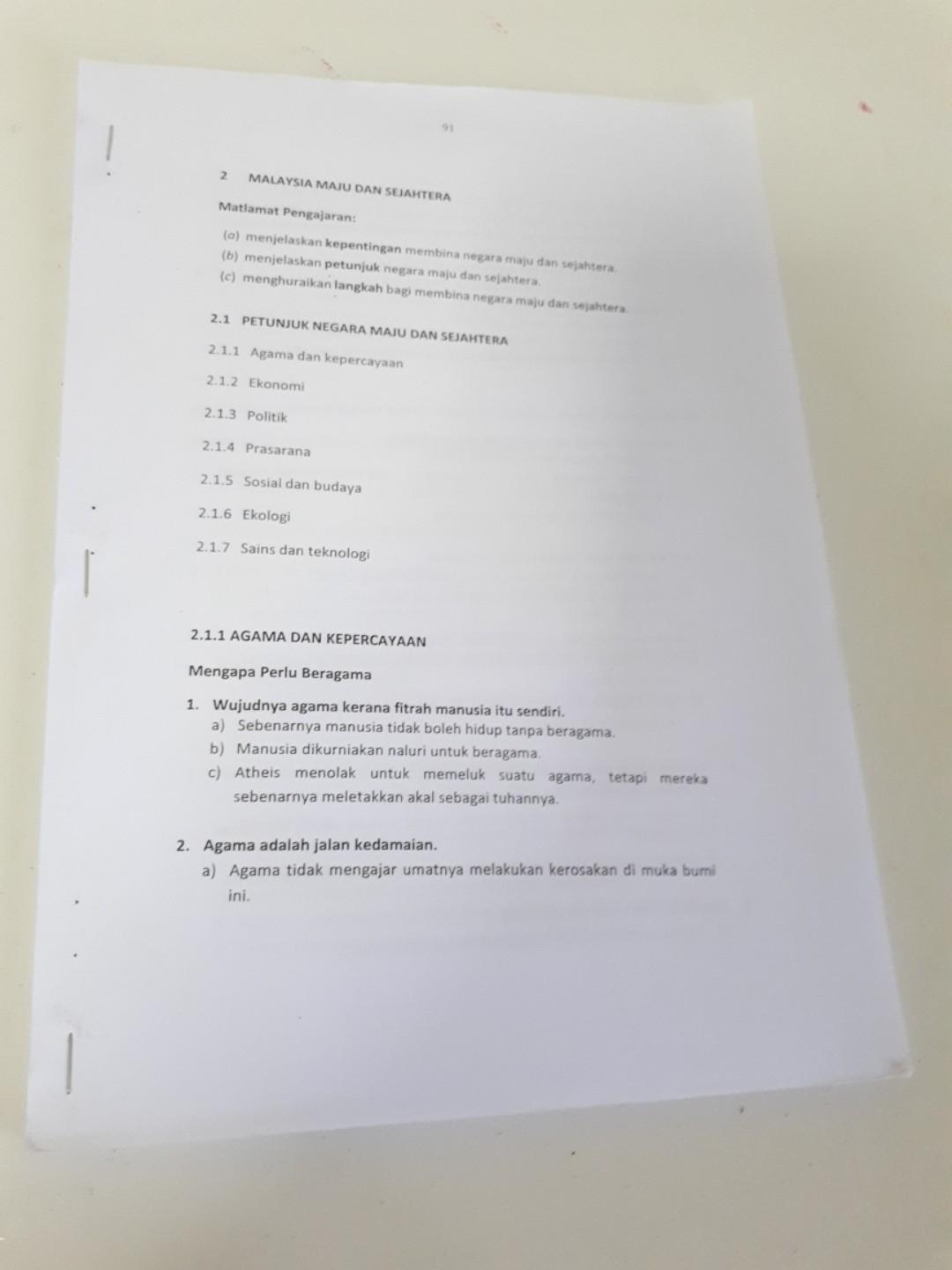Stpm Pengajian Am 2 Mpm Notes Textbooks On Carousell