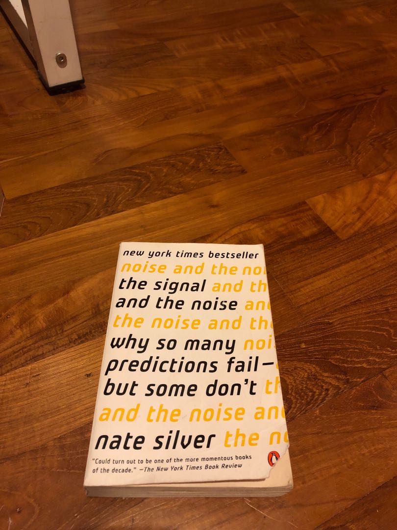 The Signal And The Noise By Nate Silver Books Stationery