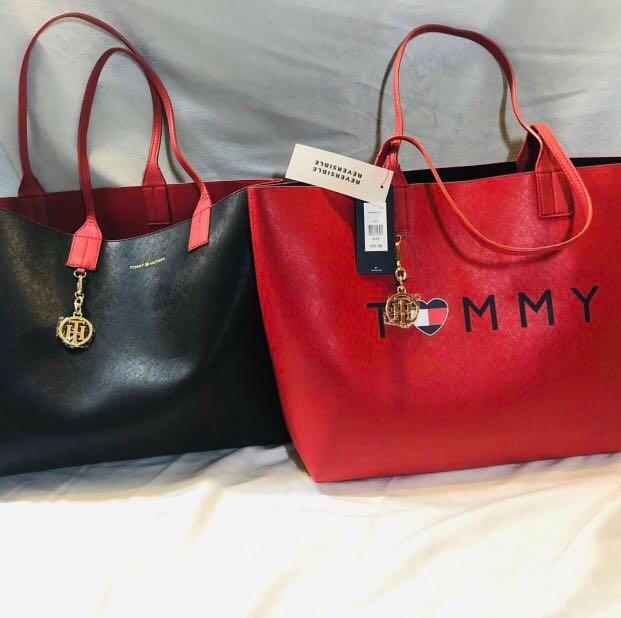 tommy hilfiger reversible tote