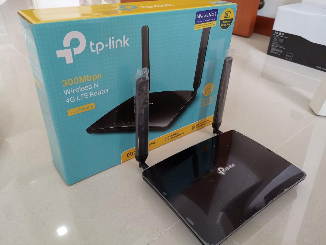 Tp Link 300mbps Wireless N 4g Lte Router Tl Mr6400 Computers Tech Parts Accessories On Carousell
