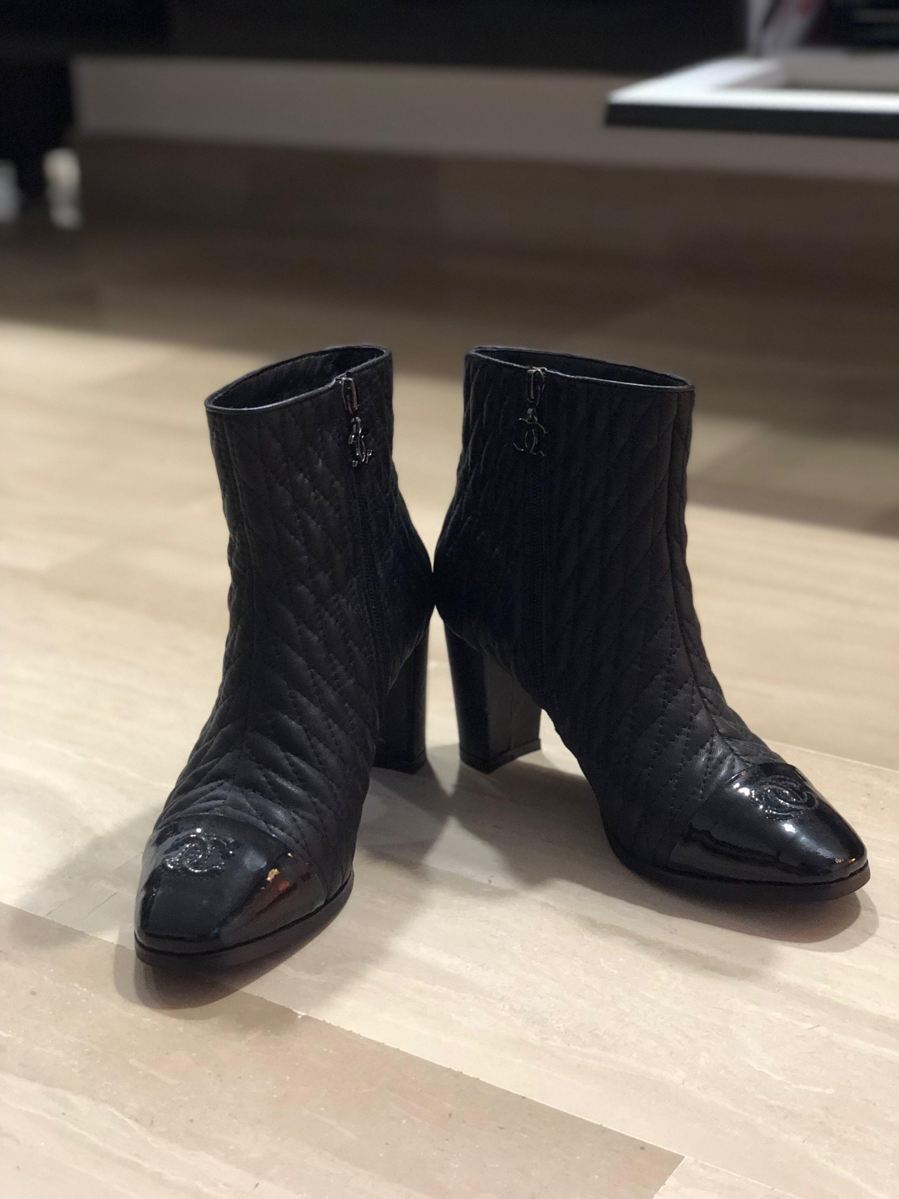 vintage chanel boots