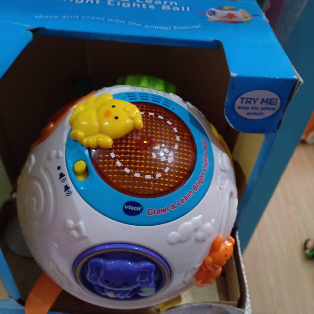 vtech crawl and learn bright lights ball