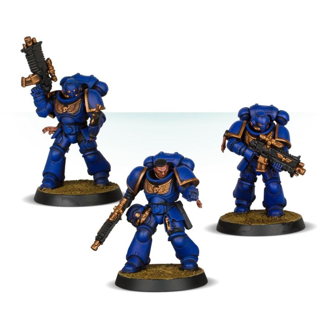 Warhammer 40k Space Marine Intercessors + Paint Set, Hobbies & Toys