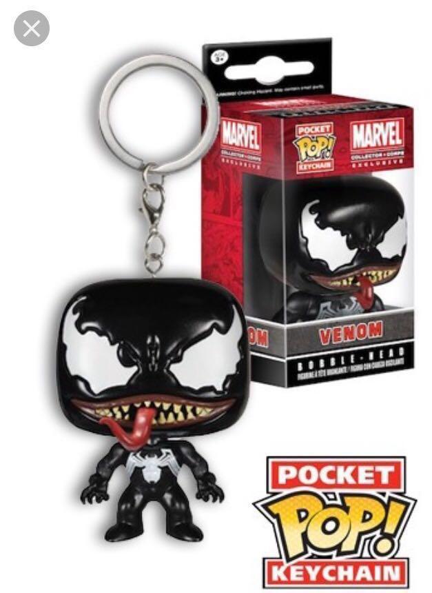 venom funko pop keychain