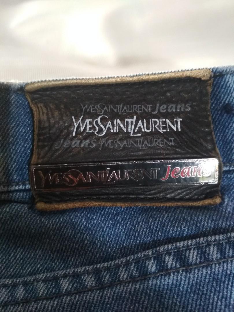 Yves Saint Laurent style 1.9 jeans blue 