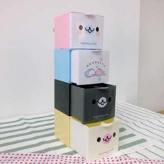 Mamegoma 2-slot snack container (1 ea)