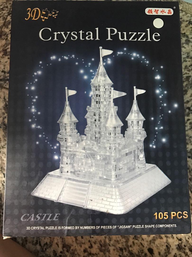 3d Crystal Puzzle Castle Toys Games Others On Carousell