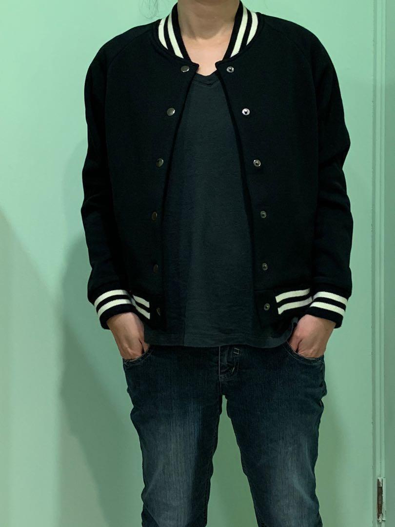 棒球外套(基本款)刷短毛